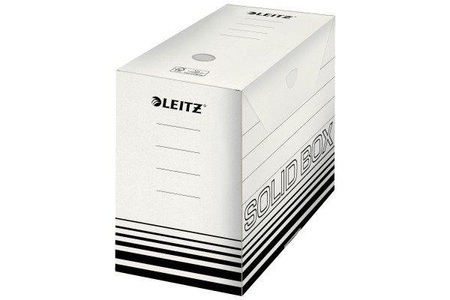 Leitz, Leitz Archivschachtel Solid, 150 mm, Leitz Archiv-Box Solid, A4, weiss, 6129-00-01