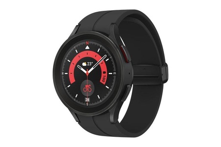 Samsung, SAMSUNG Galaxy Watch5 Pro (45 mm, Bluetooth-Version) - Smartwatch (Breite: 20 mm, -, Black Titanium), Galaxy Watch 5 Pro 45mm