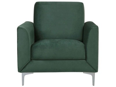 Beliani, Beliani Sessel Samtstoff grün FENES, Beliani - Sessel aus Samtstoff Modern FENES, One Size, Grün