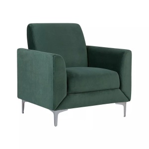 Beliani, Beliani Sessel Samtstoff grün FENES, Beliani - Sessel aus Samtstoff Modern FENES, One Size, Grün