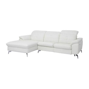 Vente-unique, Relaxsofa Ecksofa Leder Ecke Links LISMORE Relaxsofa Ecksofa Leder Ecke Links LISMORE