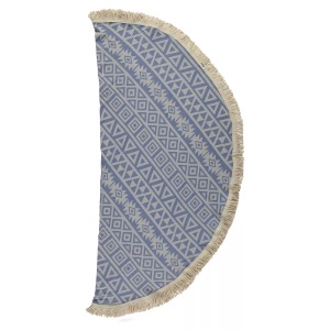 L'Anse, L'Anse - Badetuch Poyraz, One Size, Blau Denim