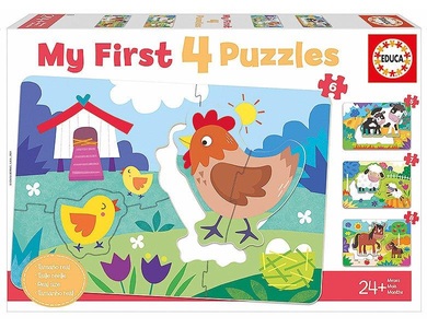 Carletto Deutschland, Mama und Baby Meine ersten Puzzles (Puzzle), Educa - Puzzle Mama und Baby (5,6,7,8)
