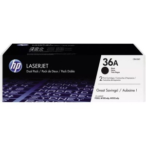 Hp, HP schwarz 2 Stk. Toner, HP 36A Original Tonerkartusche CB436AD Schwarz Duopack 2 Stück
