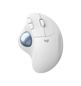 Logitech, LOGITECH Ergo M575 - Maus (Weiss), Logitech ERGO M575 Trackball Funk Optisch Weiß 5 Tasten 2000 dpi Ergonomisch