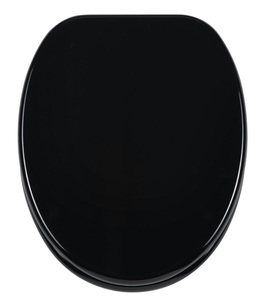 Diaqua, Diaqua Wc-sitz Bilbao Slow Down, DiAqua WC-Sitz Bilbao Slow Down MDF Schwarz | 38 × 49 cm