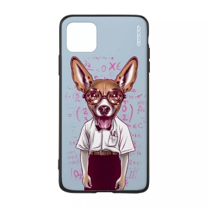 GUSCIO, iPhone 12 / 12 Pro - Cover Freak Hund, GUSCIO - iPhone 12 / Pro Cover, Blau Bedruckt