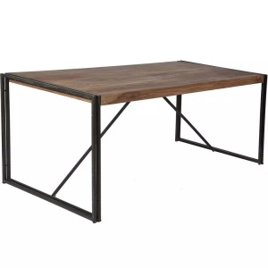 mutoni living, Esstisch Natural Factory natur antikschwarz 180x90, Esstisch Kuba Vintage natur 180x90