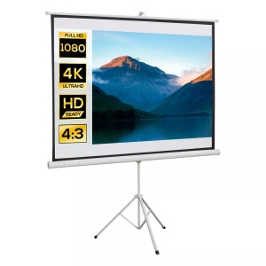 HOMCOM, HOMCOM - Beamer Leinwand, Weiss, HOMCOM - Beamer Leinwand, Weiss