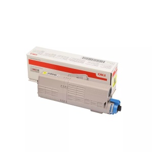 OKI, Original Tonerpatrone yellow OKI 46490605, Toner gelb 46490605