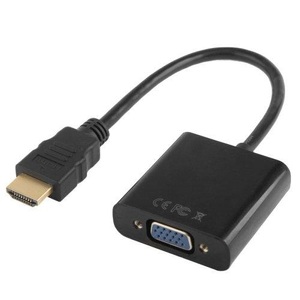 eStore, HDMI-zu-VGA-Adapter mit Audioeingang, eStore - HDMI-zu-VGA-Adapter mit Audioeingang, 0.5M