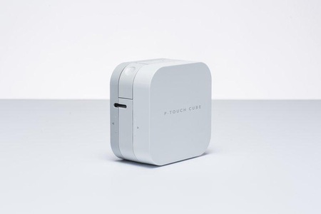 Brother, Brother P-touch Cube - Beschrifungsgerät (Weiss), Brother - PTOUCH Gerät inkl. Beschriftungsband PT-P300BTUA1, Weiss