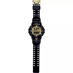Casio, Casio Quarz Armbanduhr GA-710GB-1AER (L x B x H) 57.5 x 53.4 x 18.4 mm Schwarz Gehäusematerial=Resin Material, Casio G-Shock Style Series GA-710GB-1AER Herrenuhr