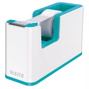 Leitz, LEITZ Klebebandabroller WOW 5364-10-51 weiss/eisblau, Leitz Klebebandabroller, WOW, weiss/eisblau, 5364-10-51