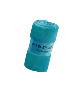Flair, Coral Fleecedecke Coral Fleecedecke, Flair - Coral Fleecedecke, 200x240 cm, Aquamarine