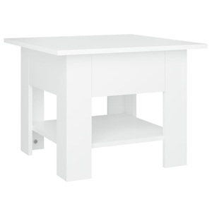vidaXL, vidaXL Couchtisch Weiß 55x55x42 cm Holzwerkstoff