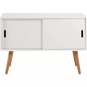 Moerteens, home24 Kommode Nees, AC Design Kommode »Mitra 100 cm x 68.2 cm, Nature/Weiss«