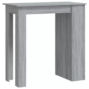 vidaXL, vidaXL Bartisch mit Regal Grau Sonoma 102x50x103,5cm Holzwerkstoff, vidaXL Bartisch mit Regal Grau Sonoma 102x50x103,5cm Holzwerkstoff