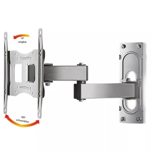 MID.YOU, MID.YOU Tv-wandhalter in silberfarbe in silberfarben , 'FS 3' _ Metall , 21.9x28x9.6-35.7 cm , 000657001603