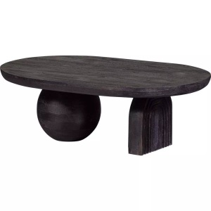 mutoni living, Couchtisch Steppe Mango schwarz 110x72, Couchtisch Steppe Mango schwarz 110x72