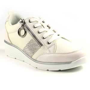 Lunar, Sneaker Sacha Damen Weiss 41, 