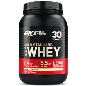 Optimum Nutrition, Optimum Nutrition 100 % Whey Gold Standard, Vanilla Ice Cream, Pulver