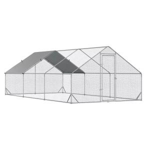 Northio, Northio - Hühnerstall, 3 x 6 2 m, Freilaufgehege XXL, Outdoor Geflügelstall mit Schatten, Dach, für 12-18 Hühner, Ente, Kaninchen, Stahl, One Size, Northio - Hühnerstall, 3 x 6 2 m, Freilaufgehege XXL, Outdoor Geflügelstall mit Schatten, Dach, für 12-18 Hühner, Ente, Kaninchen, Stahl, One Size