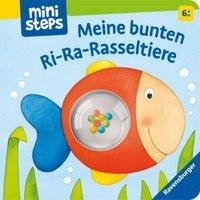 Ravensburger Verlag, Meine bunten Ri-Ra-Rasseltiere, Meine bunten Ri-Ra-Rasseltiere - Rasselbuch für Kinder ab 6 Monaten Baby-Buch Spielbuch