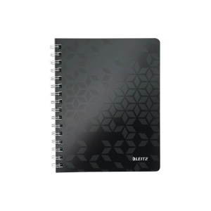 Leitz, LEITZ Collegeblock WOW PP A5 4639-00-95 schwarz liniert, Leitz Collegeblock, WOW PP, A5, schwarz, liniert, 4639-00-95