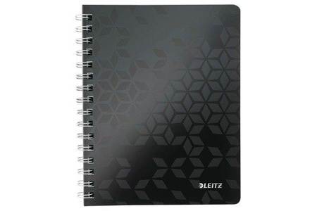 Leitz, LEITZ Collegeblock WOW PP A5 4639-00-95 schwarz liniert, Leitz Collegeblock, WOW PP, A5, schwarz, liniert, 4639-00-95
