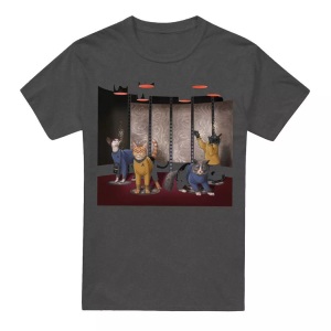 Star Trek, Star Trek - Beam Meow Up TShirt, für Damen, Charcoal Black, Größe S, Star Trek - Beam Meow Up TShirt, für Damen, Charcoal Black, Größe S