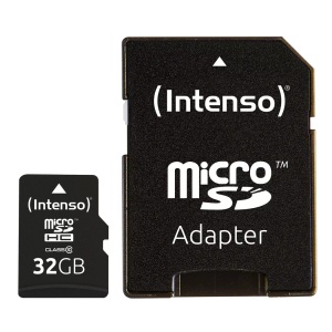 Intenso, Intenso microSDHC-Speicherkarte 32 GB, Class 10, inkl. SD-Adapter, Intenso Micro SD, 32GB, Class 10, 3413480