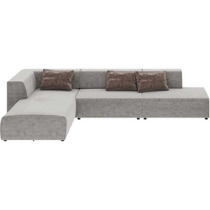 Kare Design, Ecksofa Infinity Atlanta grau Links, KARE Design - Ecksofa, One Size, Grau