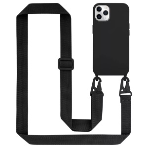 Cadorabo, Handy Kette für Apple iPhone 11 PRO MAX Silikon Schutzhülle, Cadorabo - Handy Kette für Apple iPhone 11 PRO MAX Silikon Schutzhülle, Schwarz