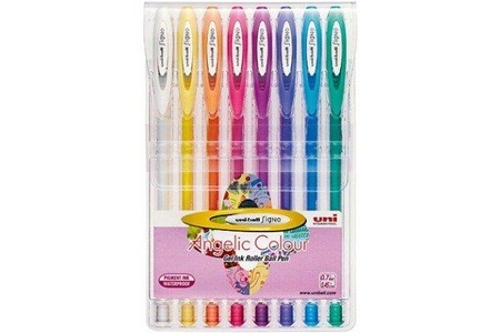 uni-ball, UNI-BALL Signo Angelic 0.7mm UM120AC.8C 8 Farben Etui, uni-ball Signo Angelic, UM-120AC.8C, (8 Farben, Etui)