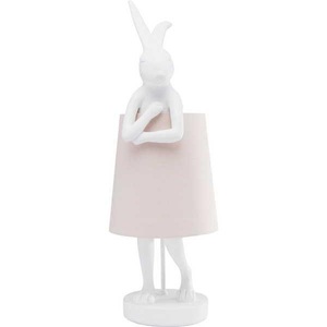 KARE, KARE Animal Rabbit Tischleuchte weiß/rosa, Tischleuchte Animal Rabbit Weiss