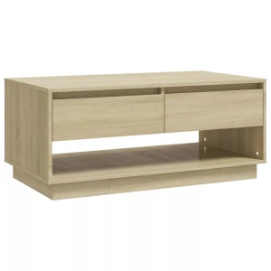 vidaXL, vidaXL Couchtisch Sonoma-Eiche 102,5x55x44 cm Holzwerkstoff