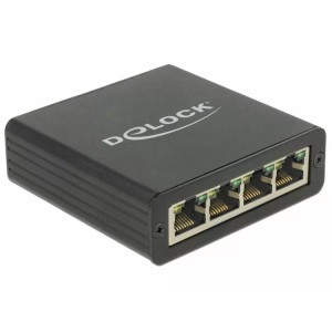 Delock, Adapter USB-3.0 > 4x Gigabit LAN, Delock Netzwerk-Adapter USB3.0 - 4x Gigabit LAN