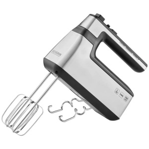 Severin, Severin HM 3843 Handmixer 100 W Schwarz (matt), Edelstahl, Severin Handmixer HM 3843 Schwarz/Silber