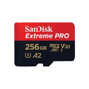 undefined, SanDisk Extreme PRO 256 GB MicroSDXC UHS-I Klasse 10, SANDISK Extreme PRO (UHS-I) - Micro-SDXC-Speicherkarte (256 GB, 200 MB/s, Rot/Schwarz)