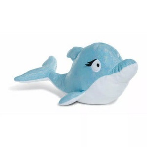Nici GmbH, NICI 45358 - Delfin Del Finchen, 30 cm, Kuschetier, Plüschtier, blau, Nici - Delfin Del-Finchen 30cm, One Size