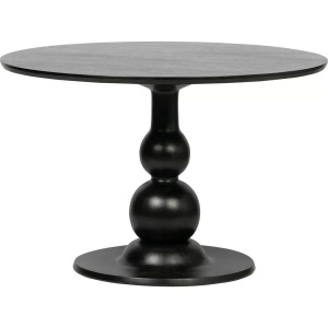 mutoni casual, Massivholztisch rund Blanco 120x120 Mango schwarz, Massivholztisch rund Blanco 120x120 Mango schwarz