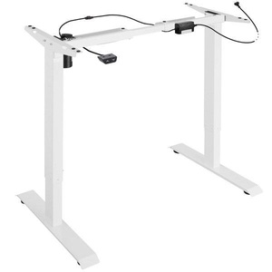 TecTake, Tischgestell elektrisch höhenverstellbar Tischgestell elektrisch höhenverstellbar, Tectake - Tischgestell elektrisch höhenverstellbar, 65 CM, Weiss