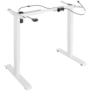 TecTake, Tischgestell elektrisch höhenverstellbar Tischgestell elektrisch höhenverstellbar, Tectake - Tischgestell elektrisch höhenverstellbar, 65 CM, Weiss