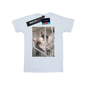 FRIENDS, Sofa Stairs Photo Tshirt Unisex Weiss XXL, Friends - TShirt, für Herren, Weiss, Größe XXL