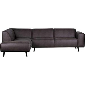 mutoni casual, Ecksofa Statement Links Eco Leder Grau, Ecksofa Statement links Recycling Leder grau 274x210