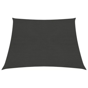 vidaXL, vidaXL Sonnensegel 160 g/m² Anthrazit 3/4x3 m HDPE, vidaXL Sonnensegel 160 g/m² Anthrazit 3/4x3 m HDPE