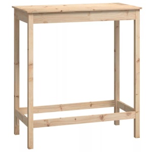 vidaXL, vidaXL Bartisch 100x50x110 cm Massivholz Kiefer, vidaXL Bartisch 100x50x110 cm Massivholz Kiefer