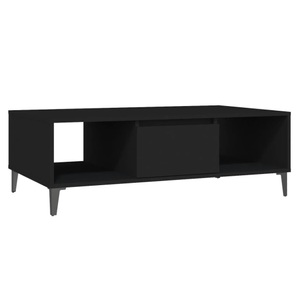 vidaXL, vidaXL Couchtisch Schwarz 103,5x60x35 cm Spanplatte