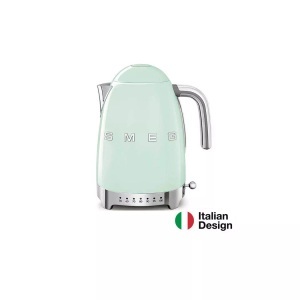 SMEG, Smeg 50´s Retro Style mit var. Temperatur Grün Wasserkocher, SMEG Wasserkocher KLF04PBEU mit Temperaturkontrolle Pastellgrün